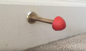 Making or Repairing a Rubber Door Stop in Less Than 10 Minutes
